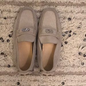 Cole Haan Silver Loafers